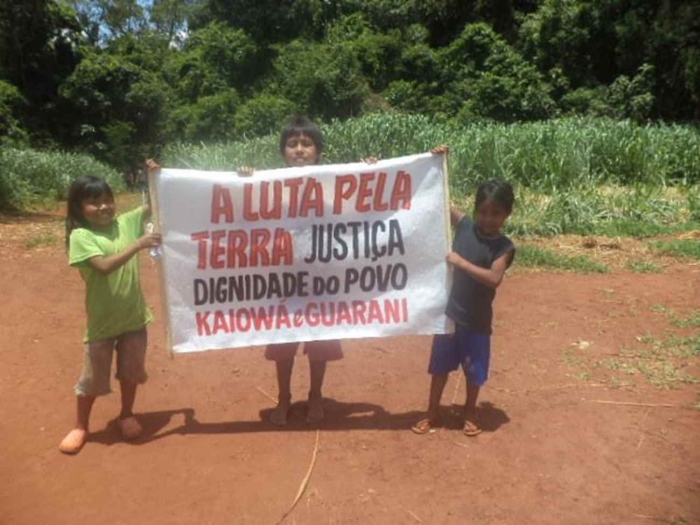 criancas demarcacao guarani kaiowa