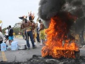 Ordonnance 303 : des routes fédérales bloquées par des indigènes au Mato Grosso