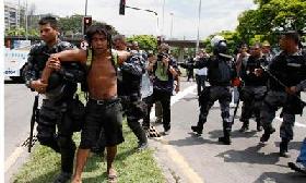 Brazilian riot police evict indigenous people near Rio's Maracanã stadium