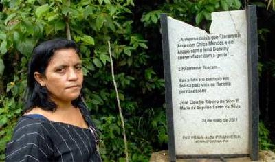 Menacée de mort parce qu’elle défend la forêt amazonienne