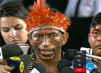 Belo Monte : carta dos povos do Xingu que deixaram a ocupação do canteiro de obras para ir protestar em Brasilia