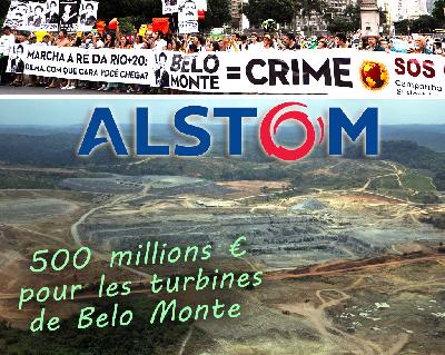 Demande d’entretien concernant la participation d’Alstom au barrage de Belo Monte
