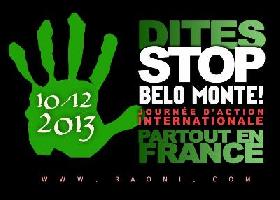 PARTOUT EN FRANCE, PARTICIPEZ DÈS MAINTENANT À L'ACTION INTERNATIONALE 'STOP BELO MONTE!'