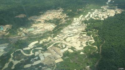 L'accroissement de l'orpaillage détruit la forêt et divise les Indiens Kayapó au Pará