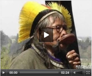 Vidéo BRF : Malmedy: Amazonas-Häuptling Raoni ist wieder da